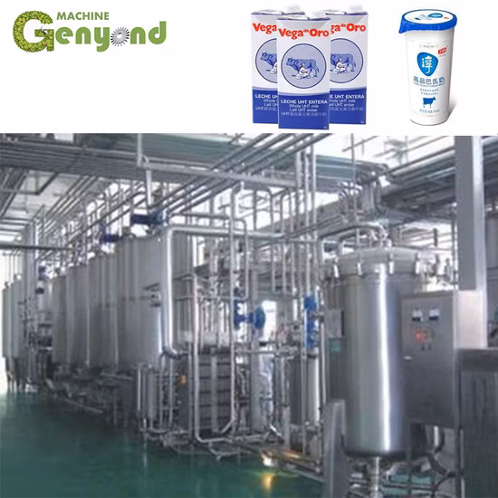 Big Capacity Uht and Pasteurized Dairy Production Machine for Milk Macking